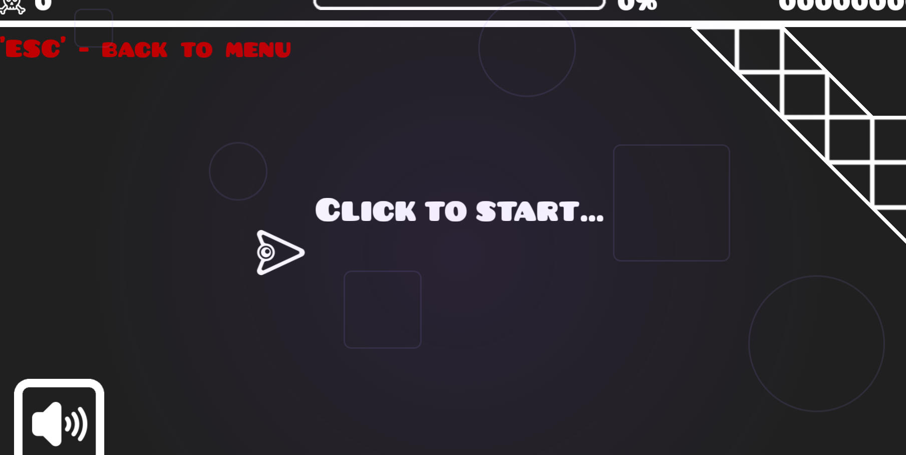 Geometry Arrow 2 동굴 레벨에서 출발을 준비하는 화살표