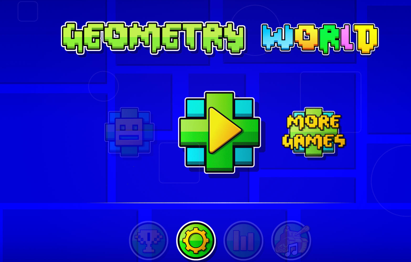Dashlands 레벨에서 가시를 뛰어넘는 Geometry Dash World 큐브