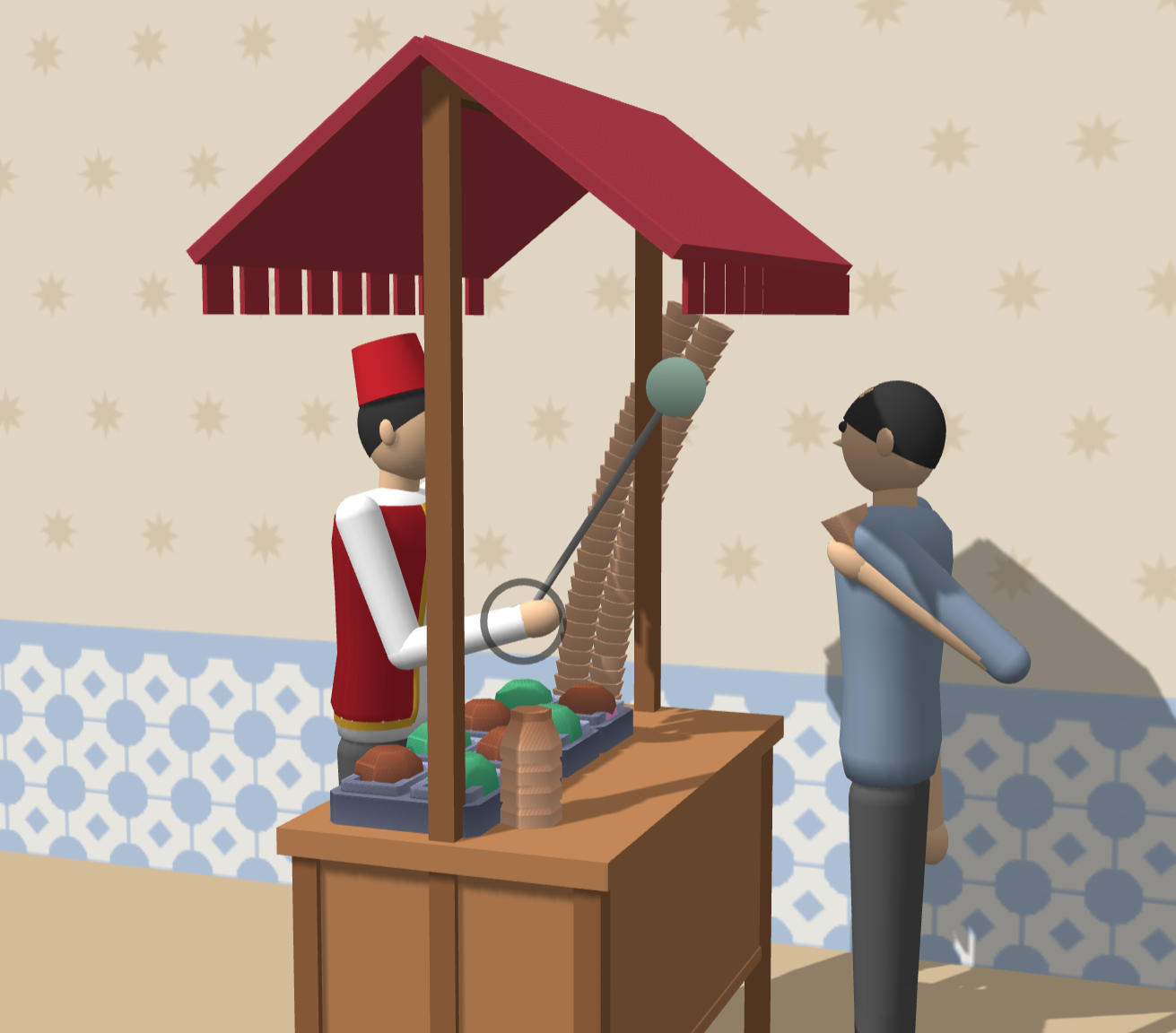 터키 아이스크림 3D